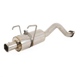 SK-Import Rear Muffler Spoon Style Stainless Steel Honda Civic,Del Sol