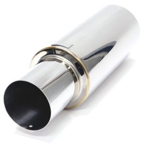 Blox Racing Muffler 137mm Stainless Steel