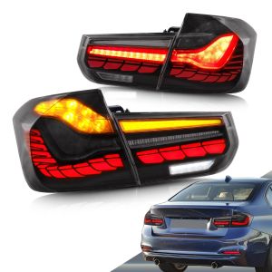 VLand Tail Light LED Black Housing Smoke Lens BMW 3-serie