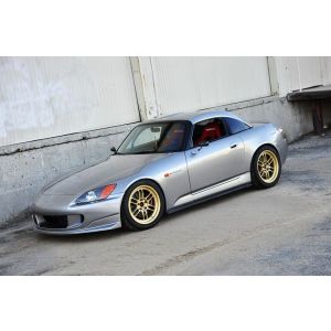 PU Design Side Skirts Spoon Style Black Polyurethane Honda S2000