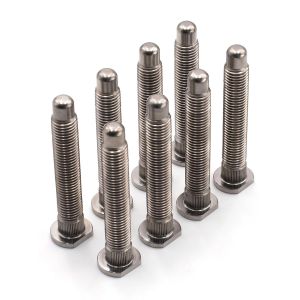 Blox Racing Wheel Studs Xtreme Raw Titanium Honda